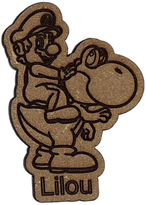 Magnet - Personnage Mario personnalisable